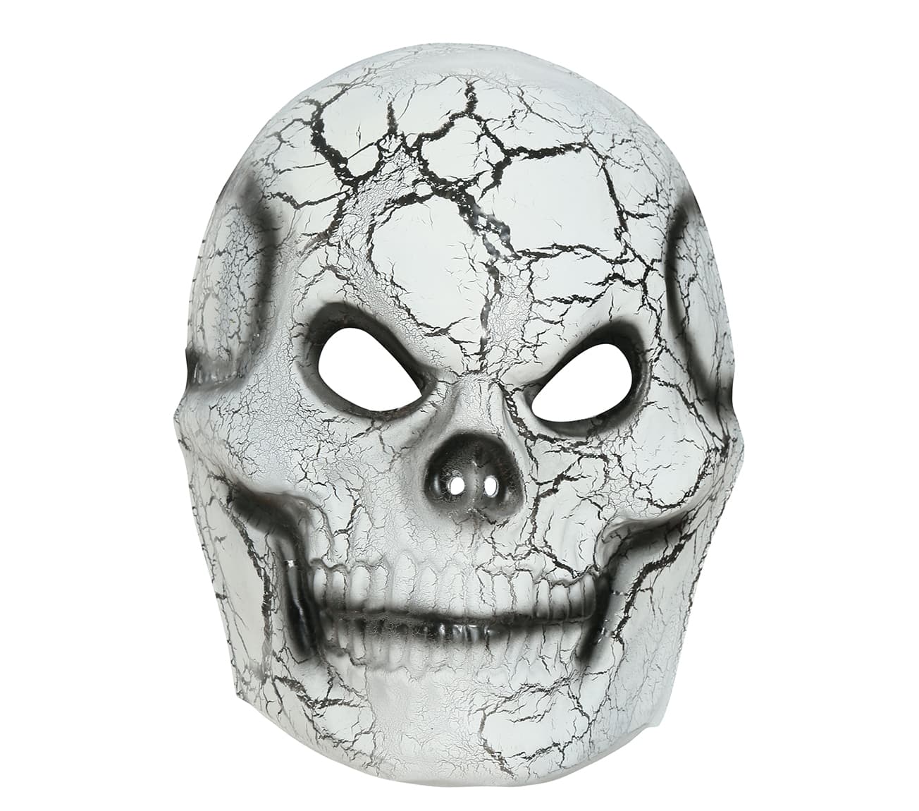 Kraniemaske, PVC, hvid, ca. 23,5 cm