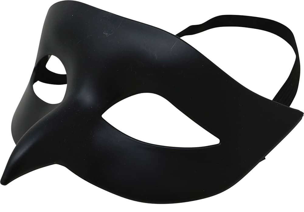 PVC-maske, sort