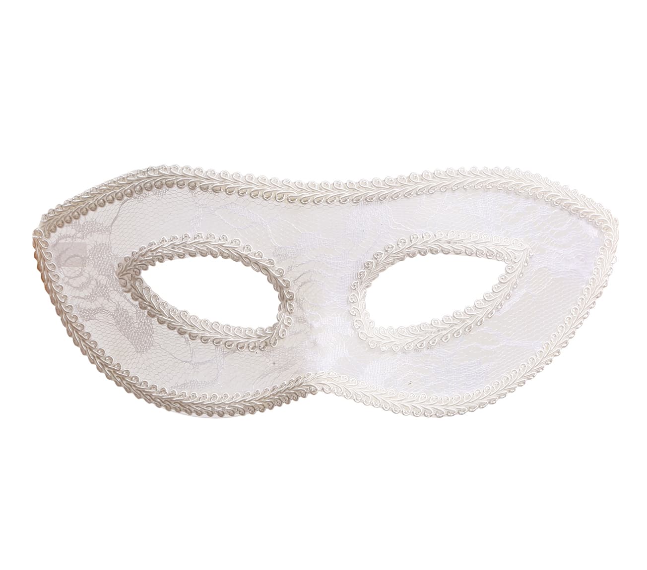 Hvid maske, ca. 19,8 cm