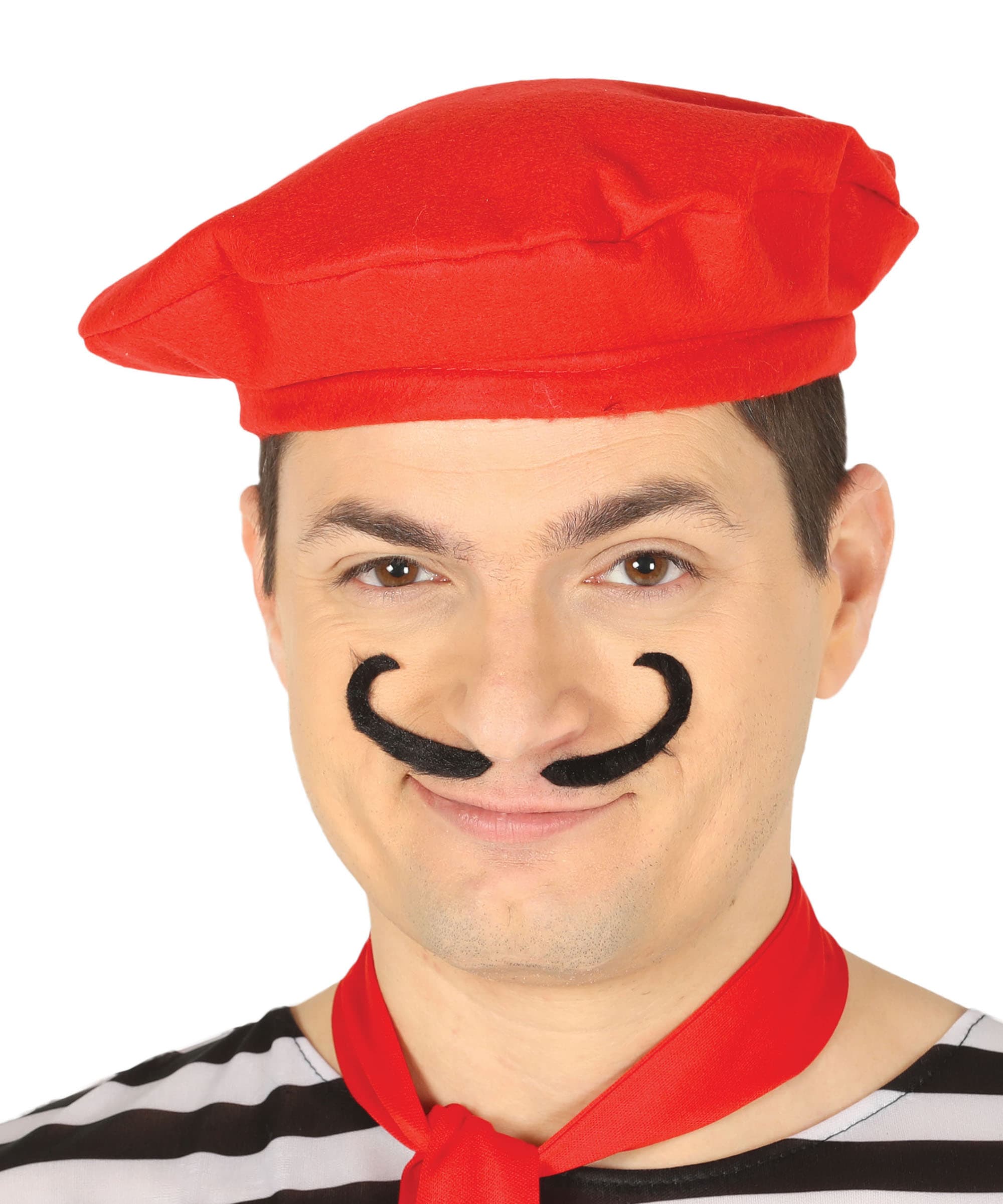 Rød baret