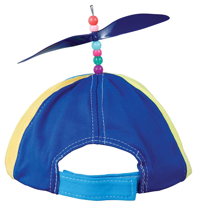 Flerfarvet kasket med ventilator