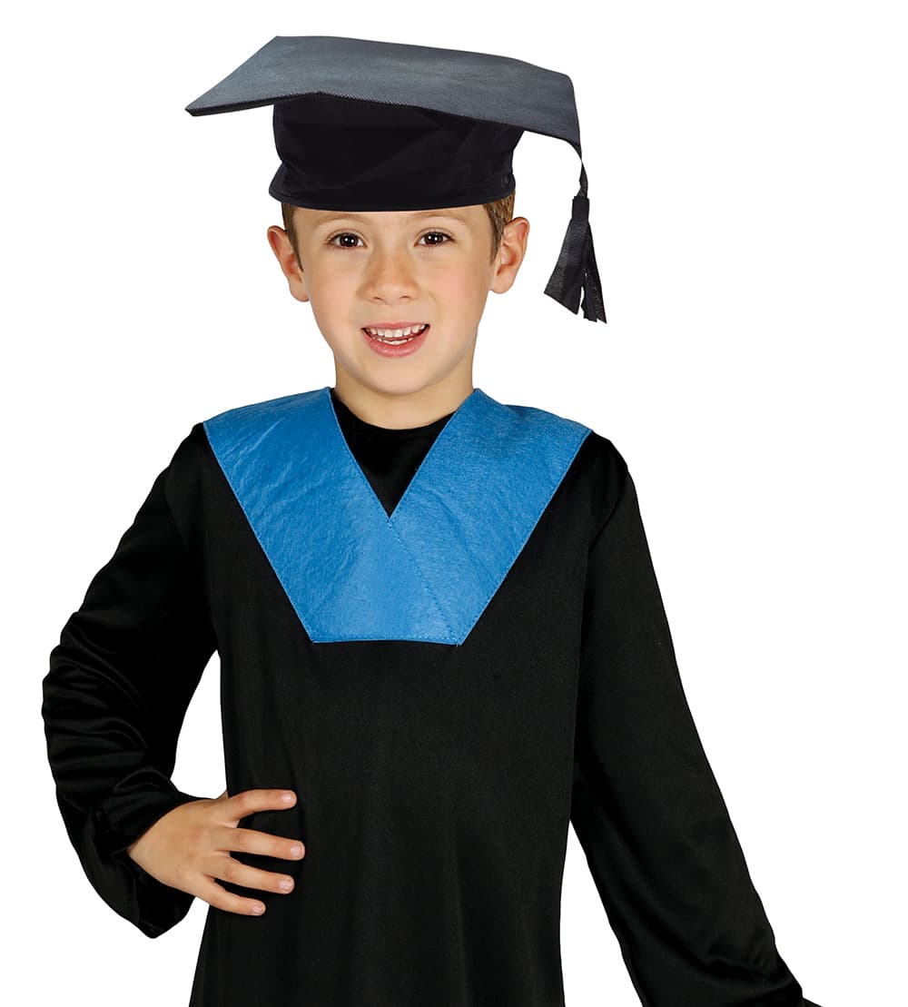 Studenterhat i stof til børn