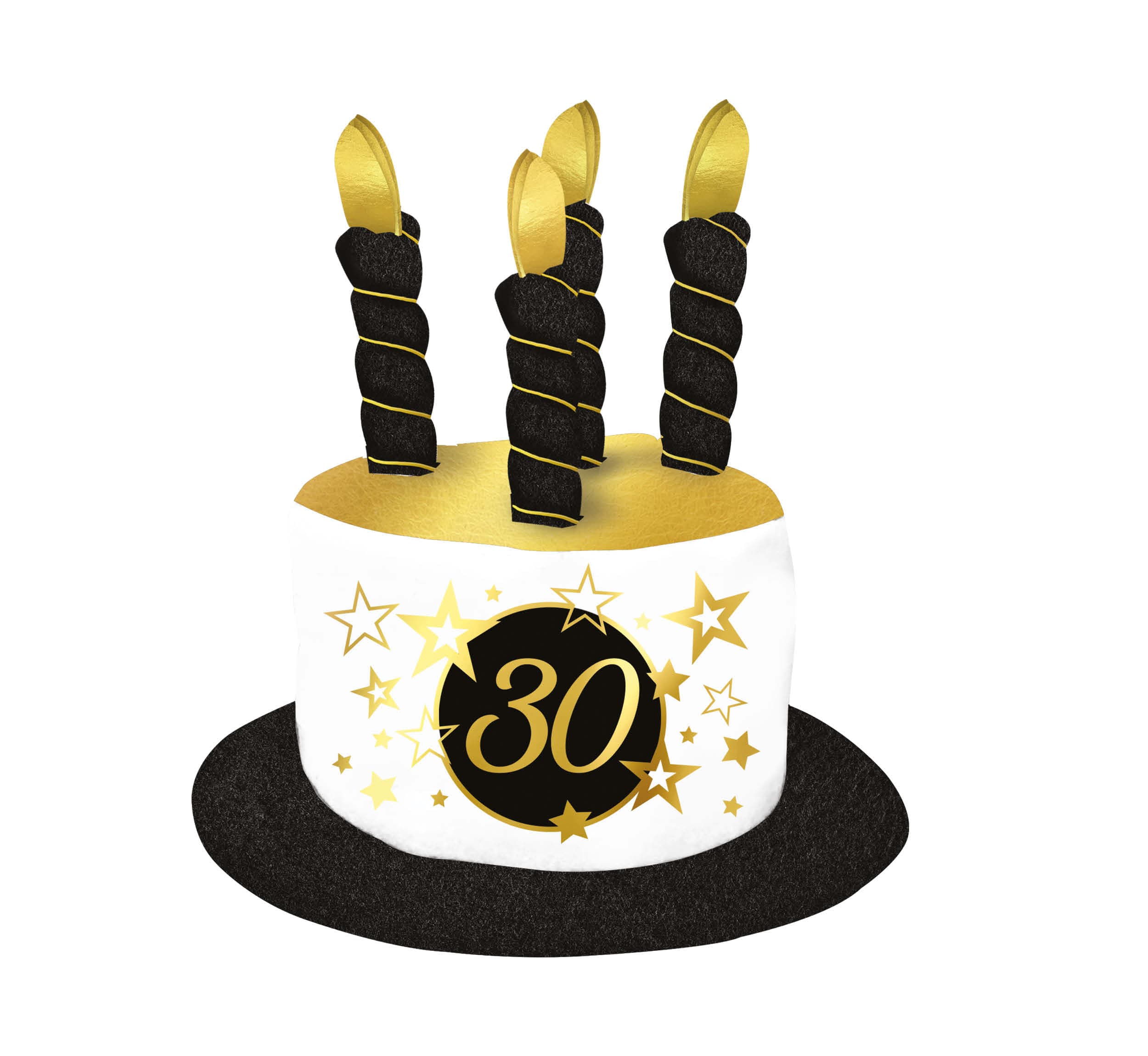 Hat med fødselsdagslys, 30 år
