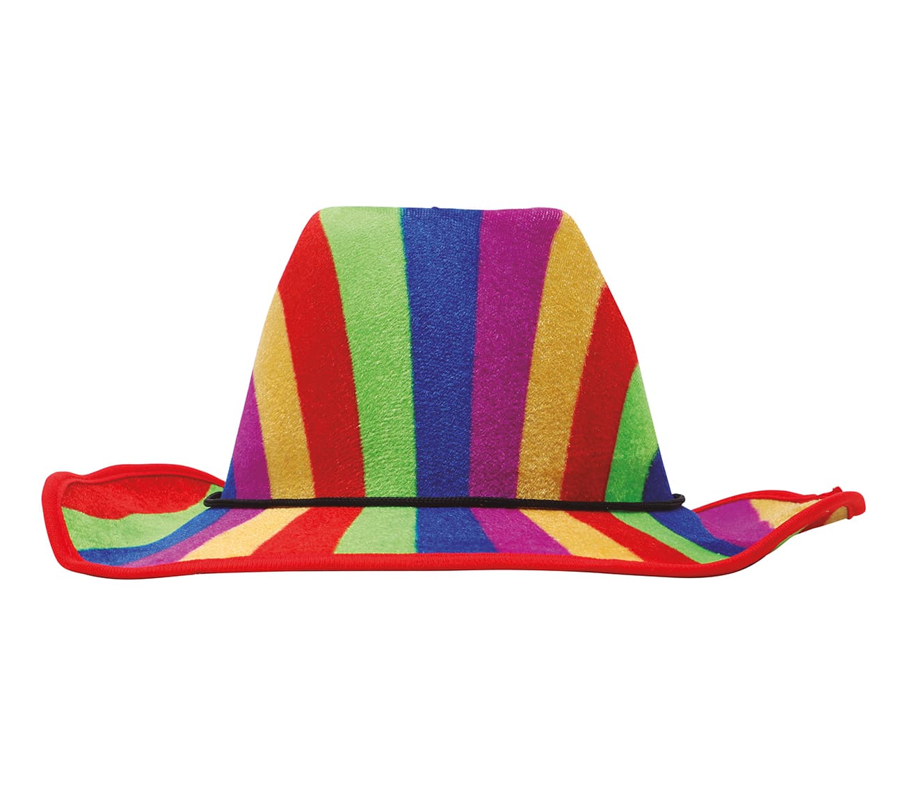 Flerfarvet cowboyhat