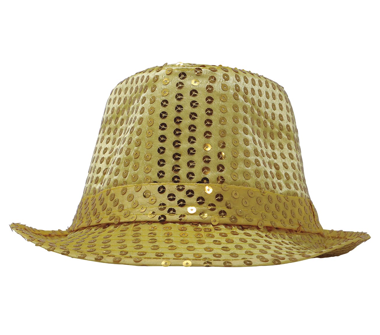 Gangsterhat med guldpailletter