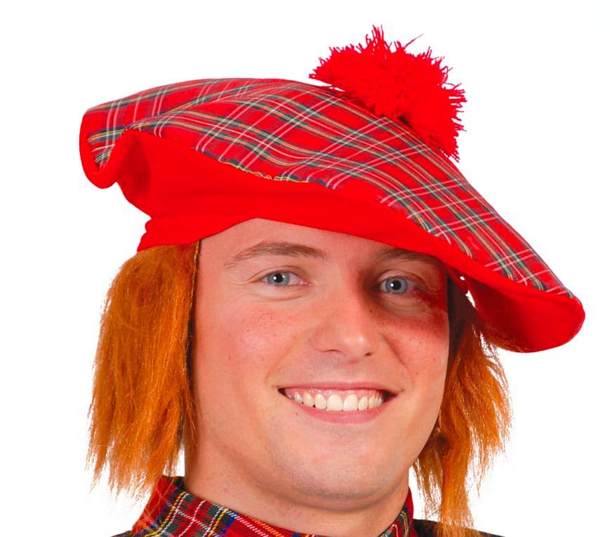 Skotsk hat med hår