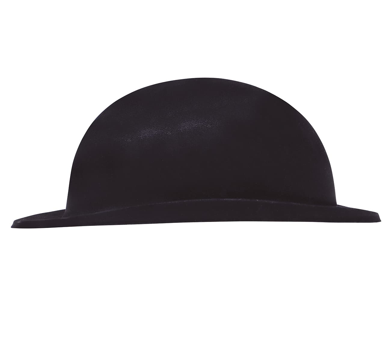 Sort bowlerhat i flock til børn