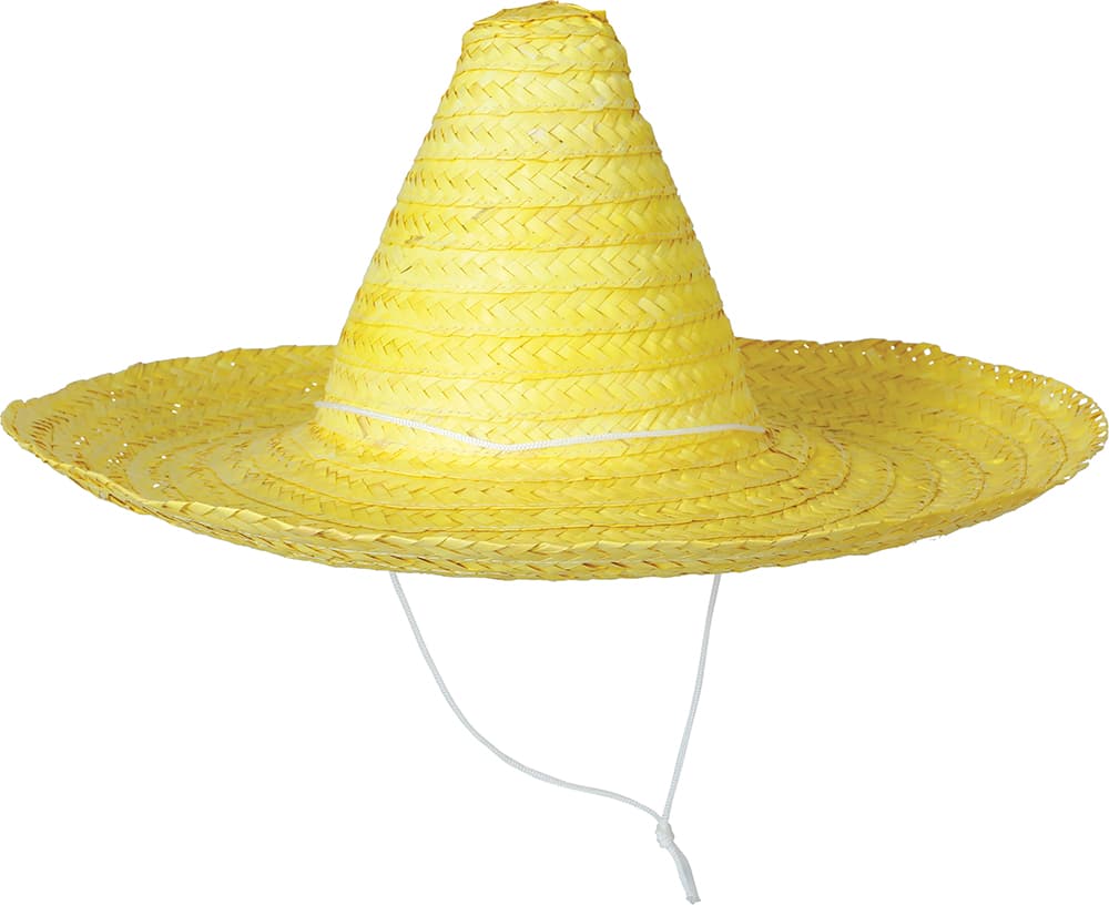 Mexicansk hat, gul, 50 cm