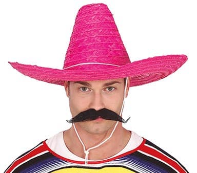 Mexicansk hat, lyserød, 50 cm
