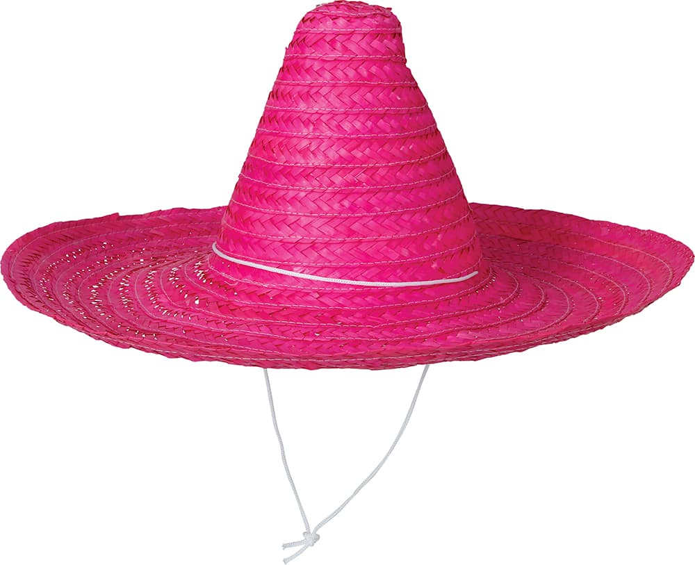 Mexicansk hat, lyserød, 50 cm