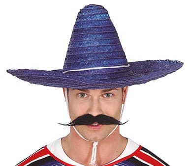 Mexicansk hat, blå, 50 cm