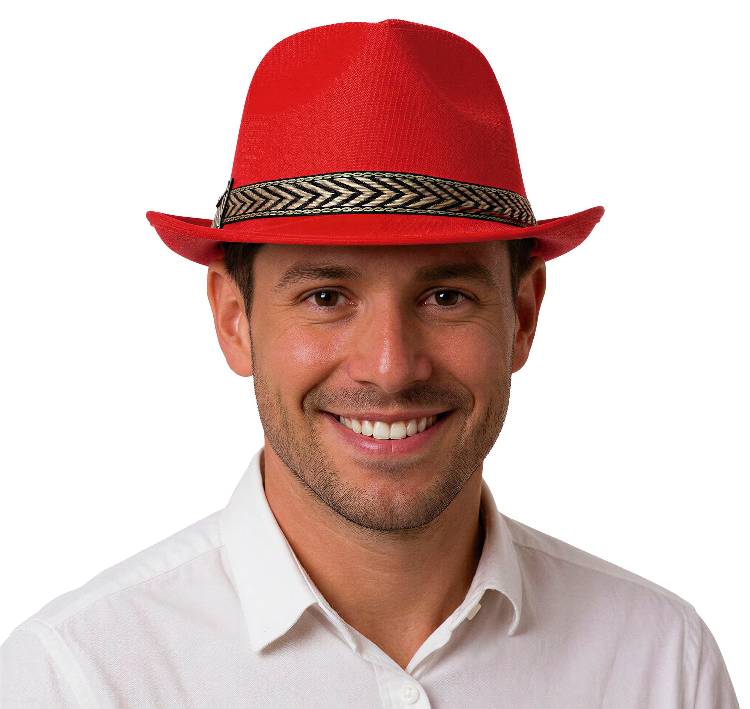 Rød gangsterhat