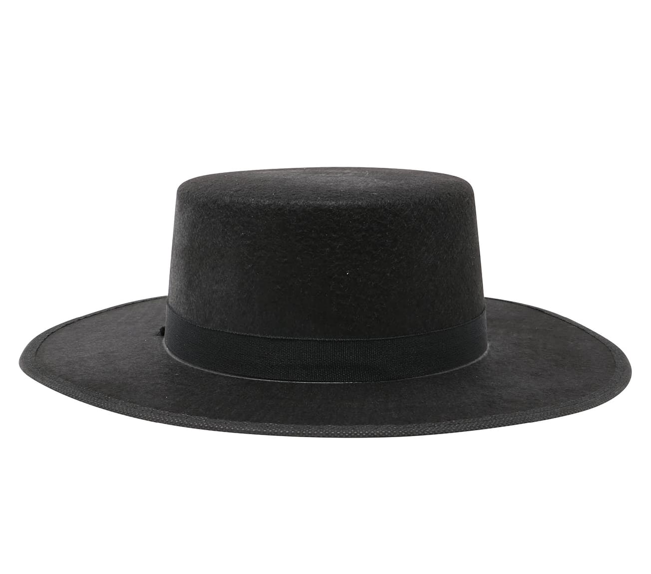 Sort flamencohat i filt