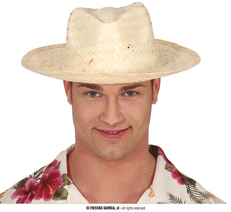 Sommerhat i strå
