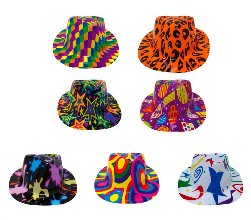 Farvet gangsterhat, PVC