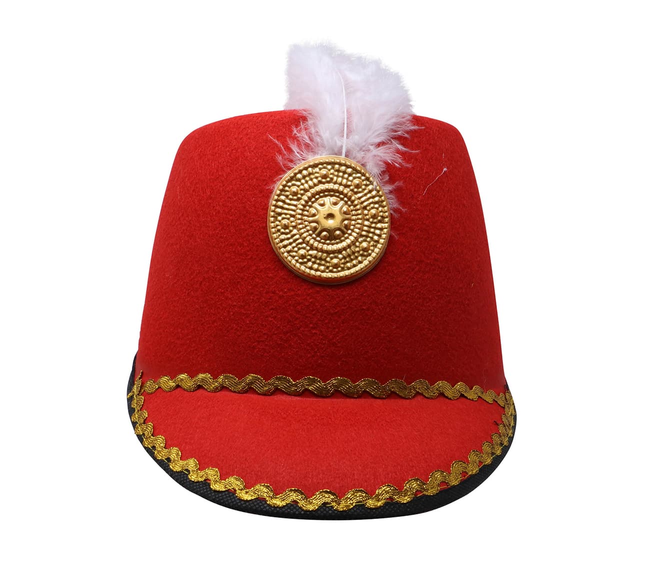 Rød majorettehat