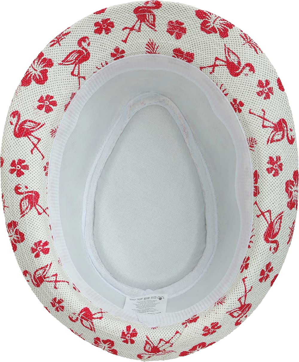 Sommerhat med flamingoer til voksne
