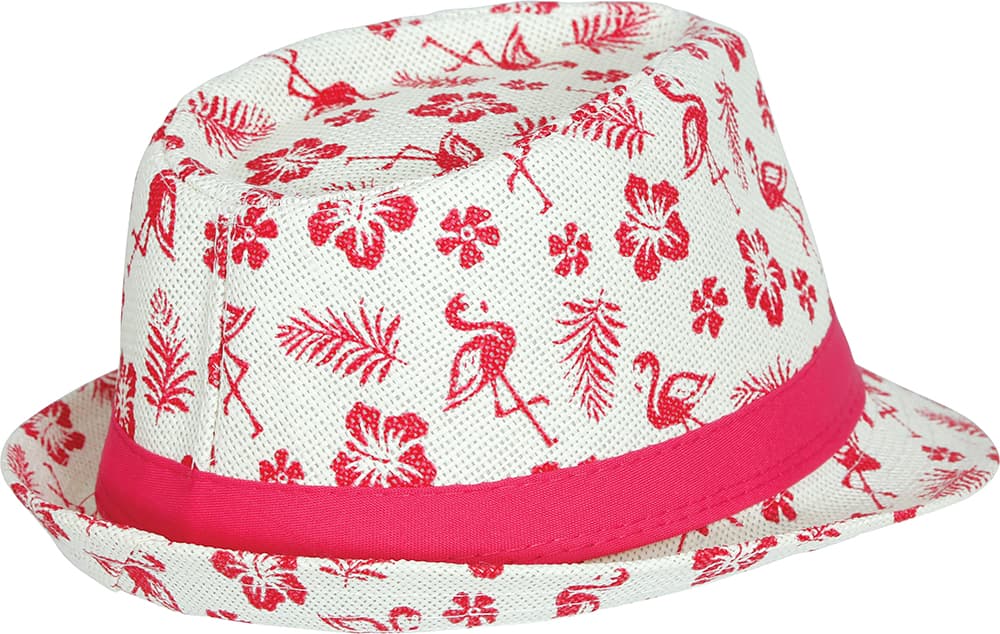 Sommerhat med flamingoer til voksne