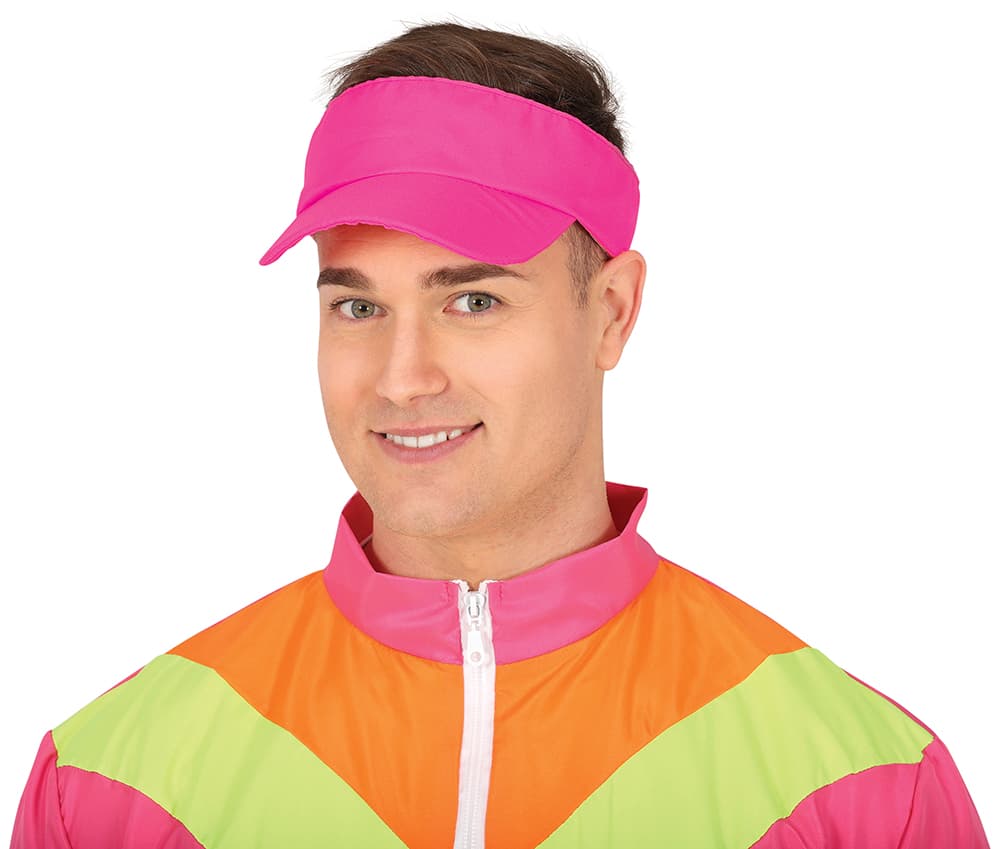 Pink 80'er-solskærm til voksne
