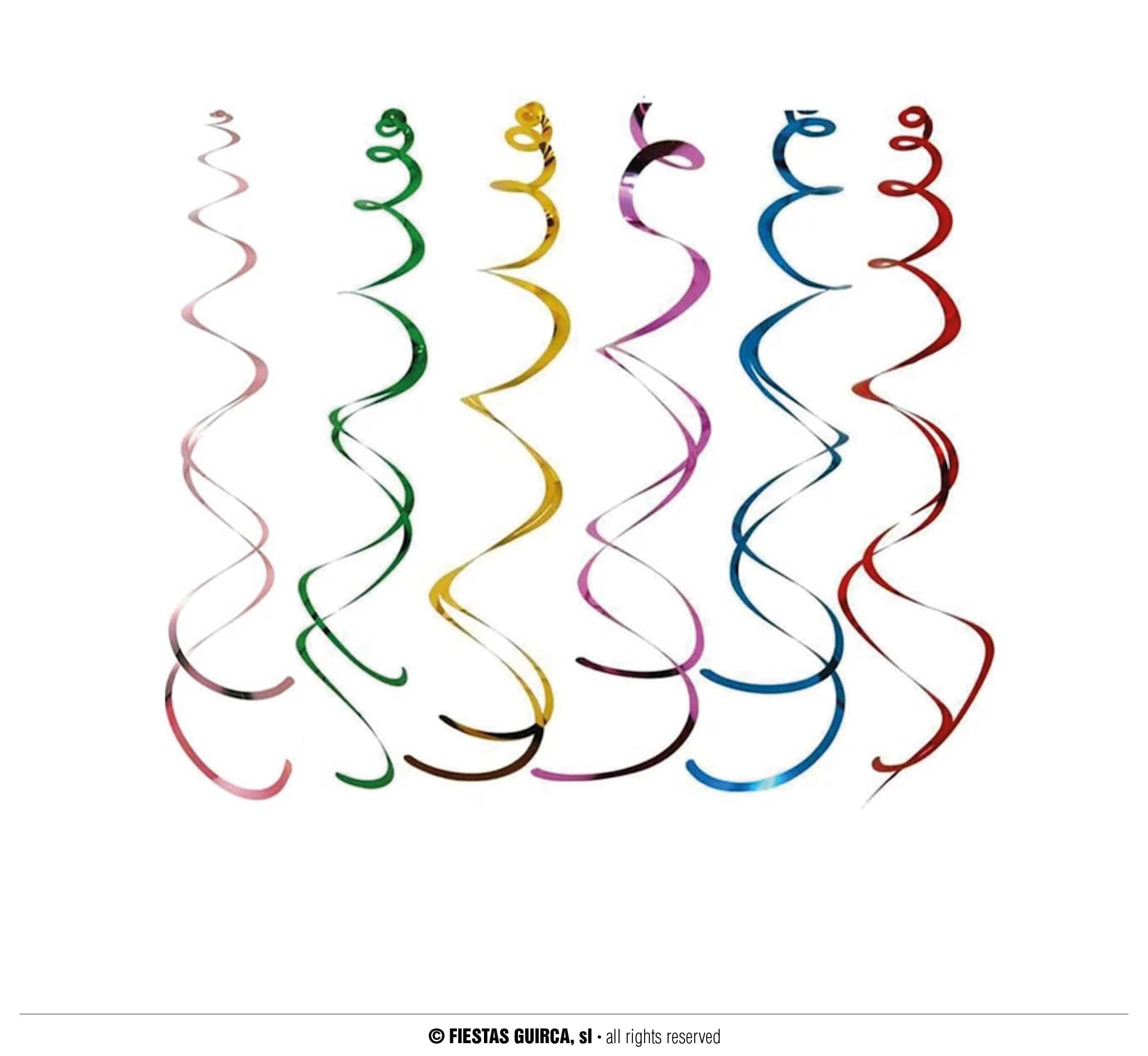 Kanon, 40 cm, med farvede serpentiner