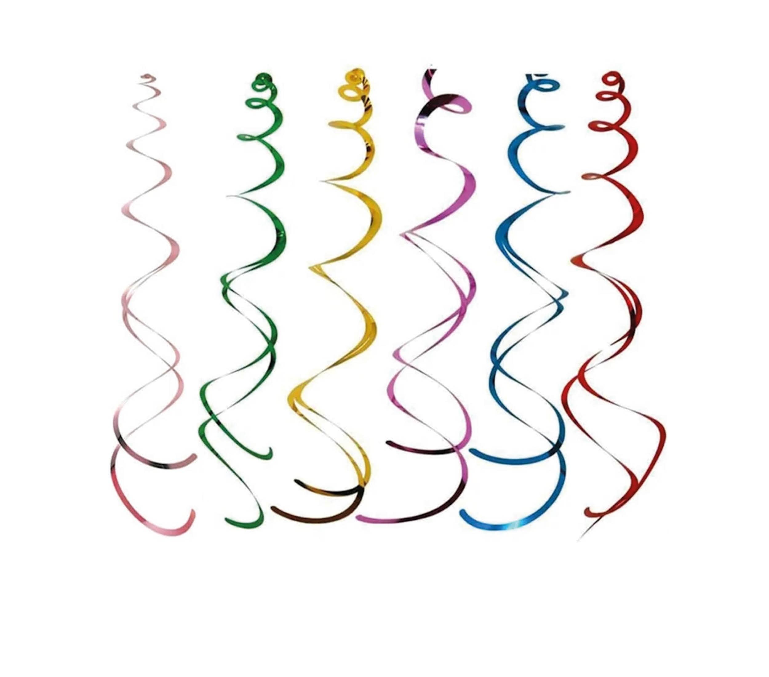 Kanon, 40 cm, med farvede serpentiner