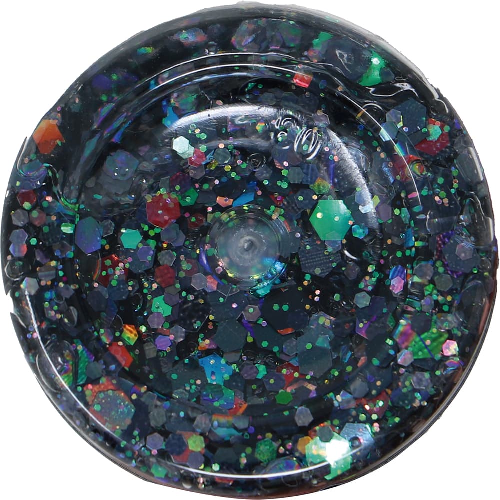 Bøtte med sort glimmergel, 20 g