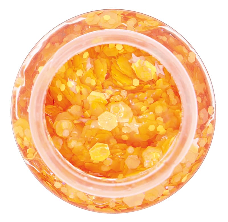 Orange glimmergel 20 g