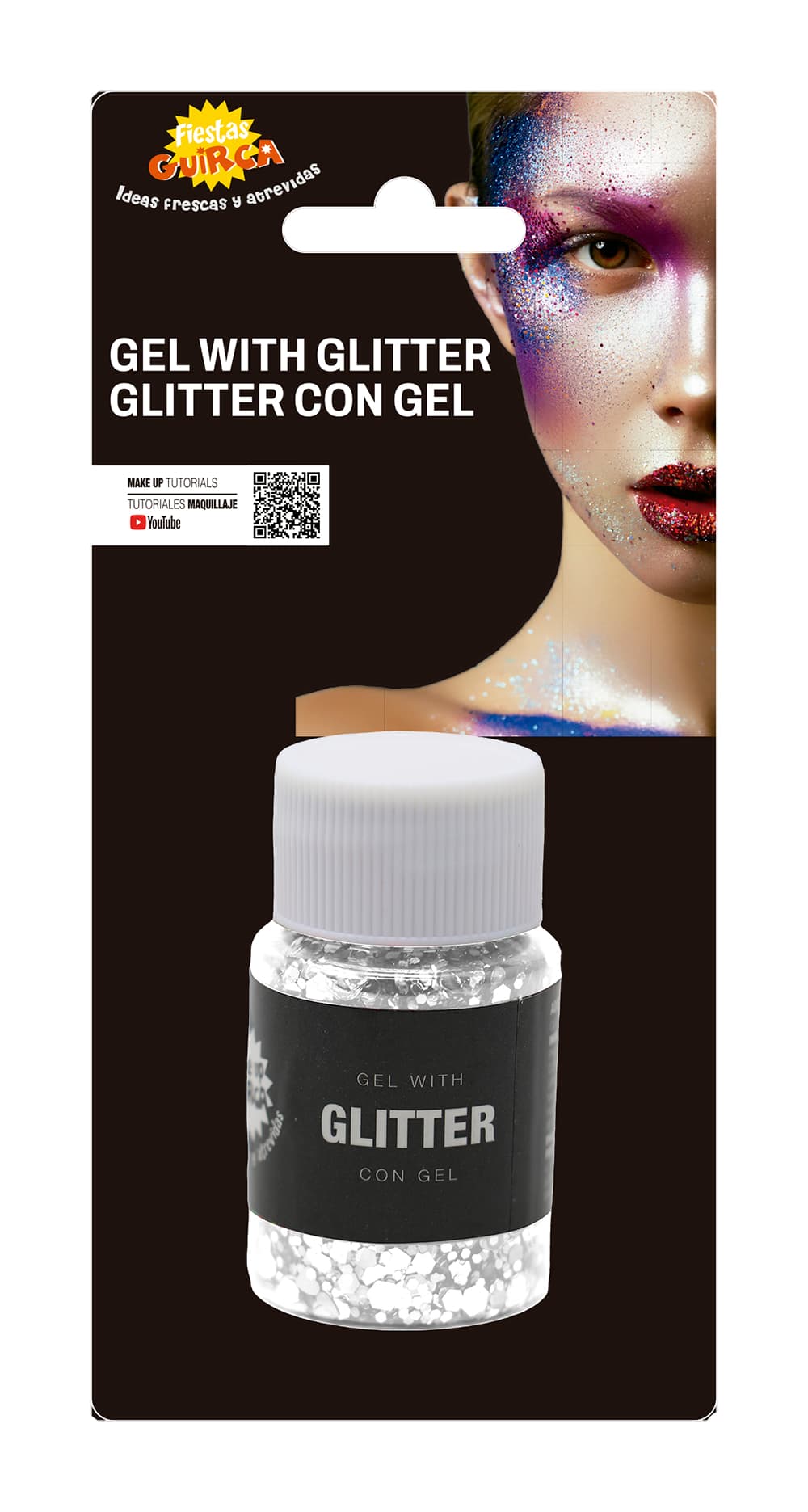 Hvid glimmergel 20 g