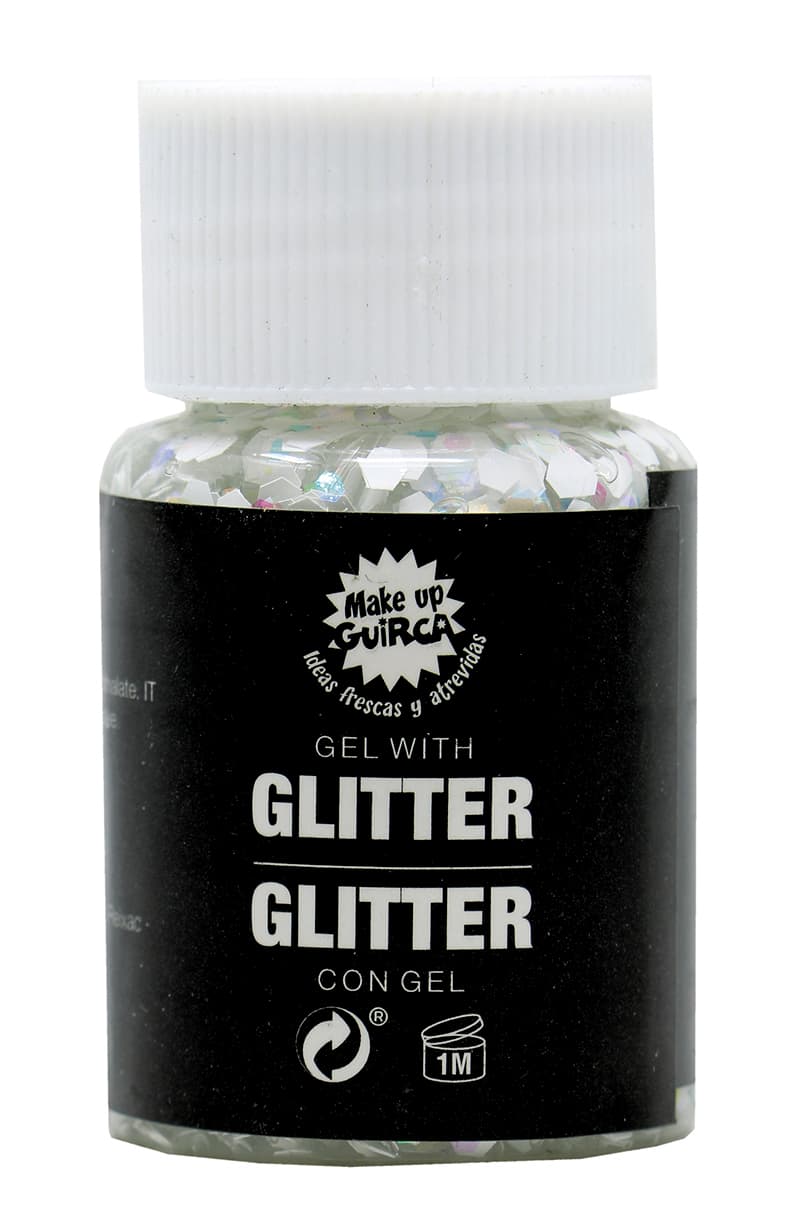 Hvid glimmergel 20 g