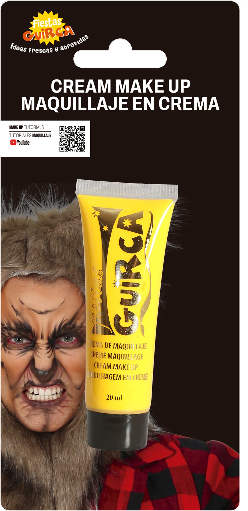 Cremesminke i tube, 20 ml, gul