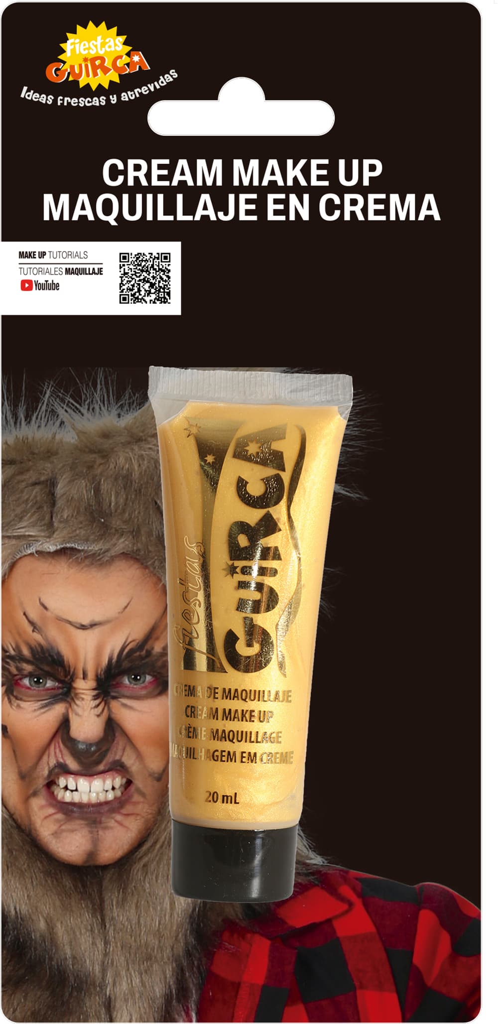 Cremesminke i tube, 20 ml, guld