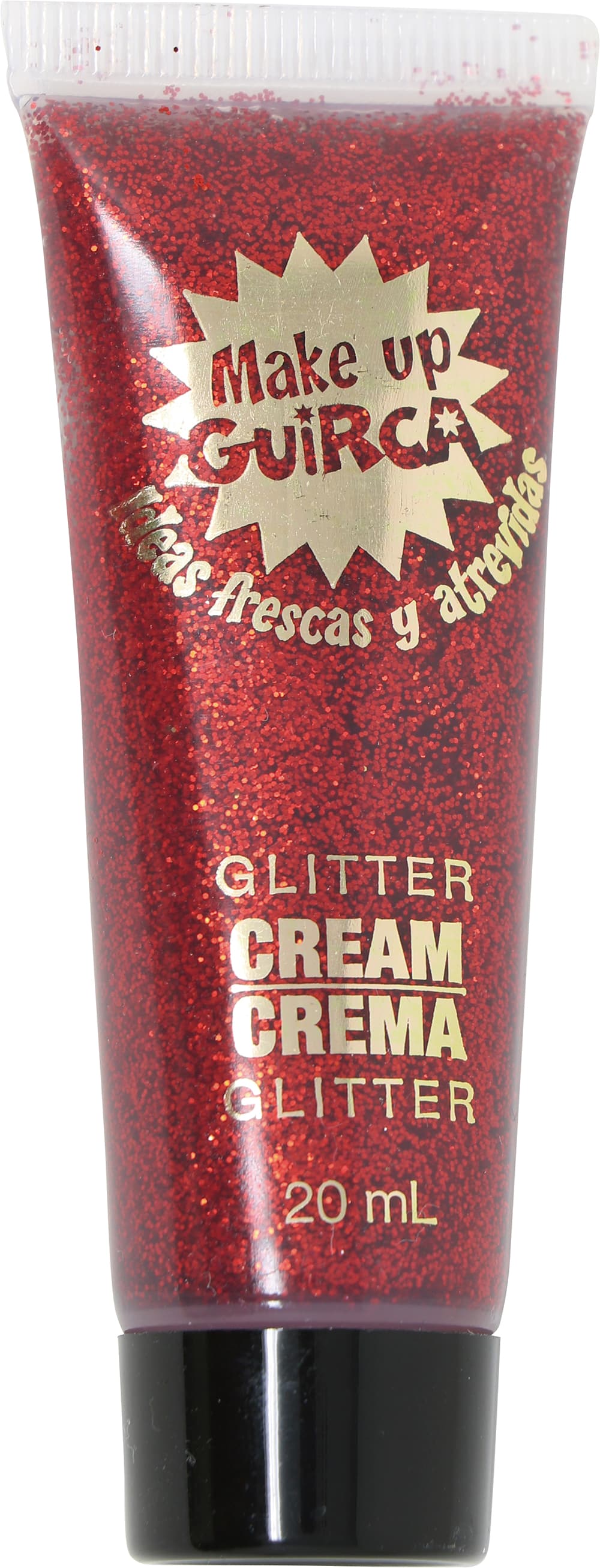 Glimmer-make-up i tube, creme, 20 ml, rød