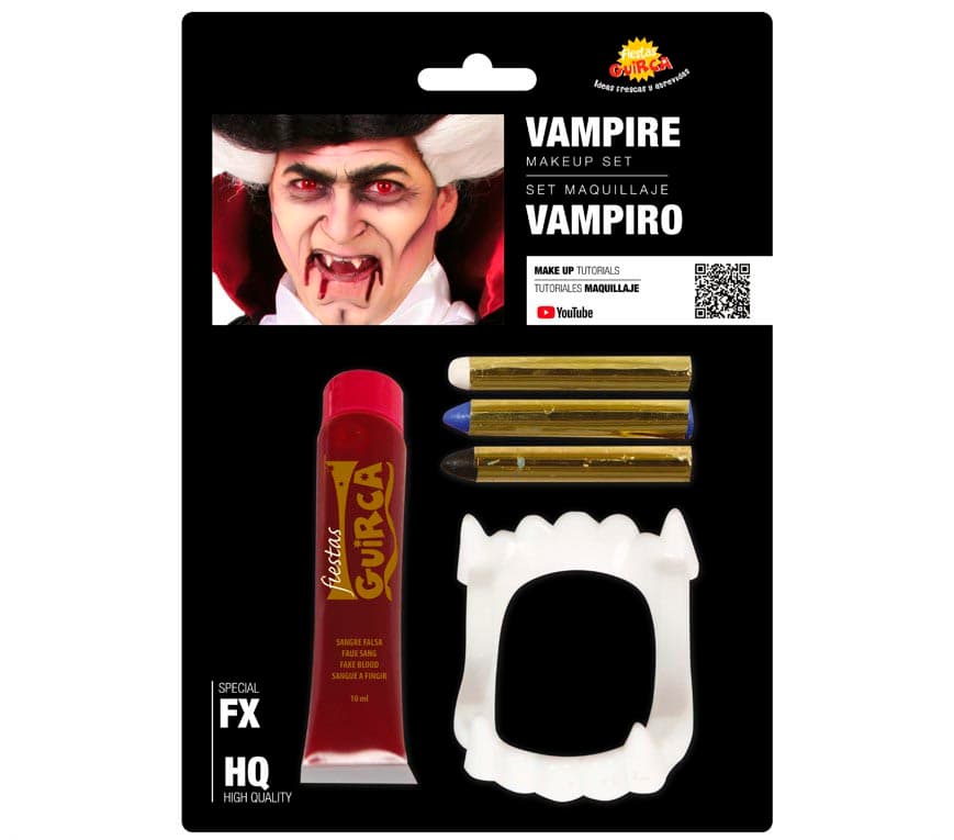 Vampyrsminke med blod