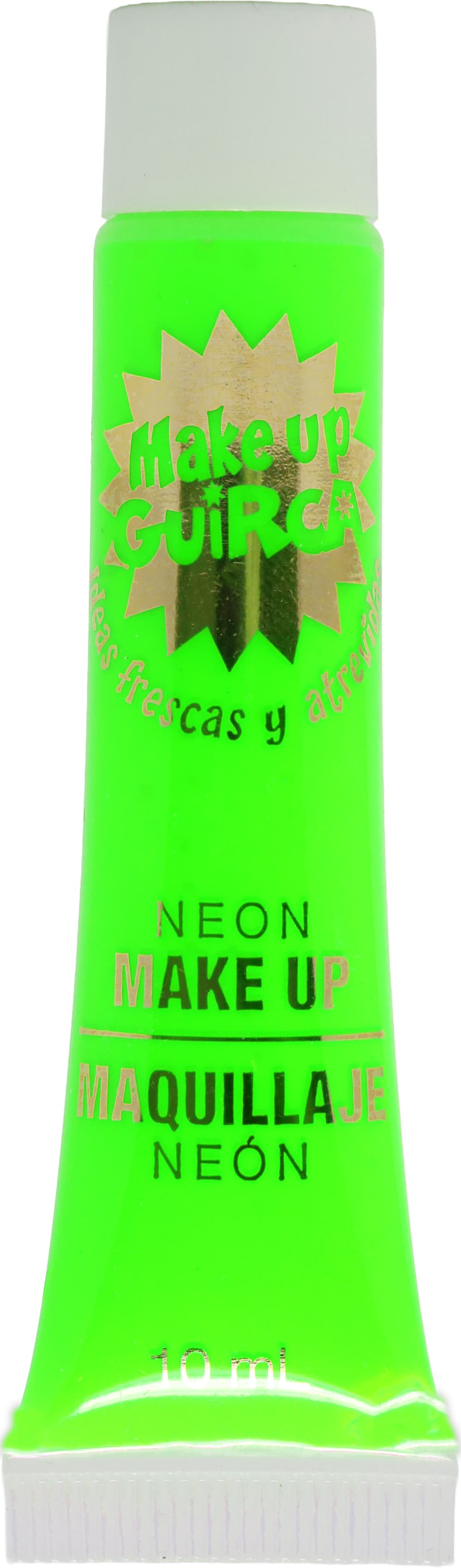 Neongrøn sminke i tube, 10 ml