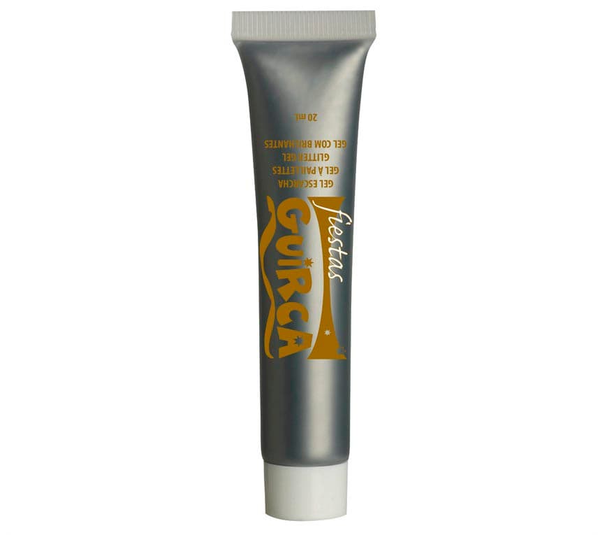 Sølvfarvet vandbaseret sminke, tube 20 ml