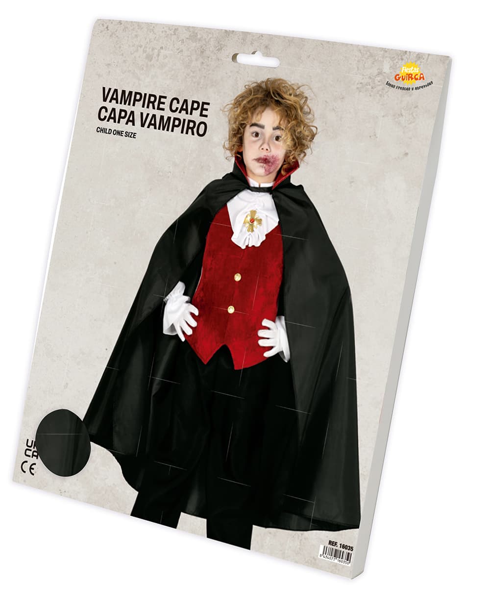 Vampyrkappe til børn, 90 cm