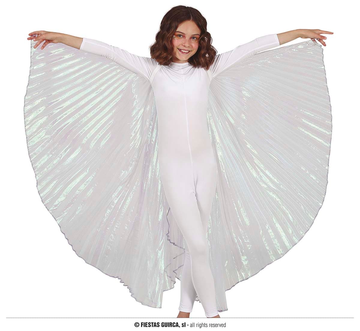 Plisserede Iris-vinger 190 × 130 cm