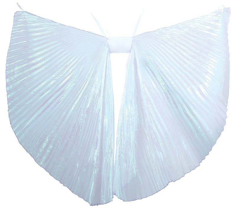 Plisserede Iris-vinger 190 × 130 cm