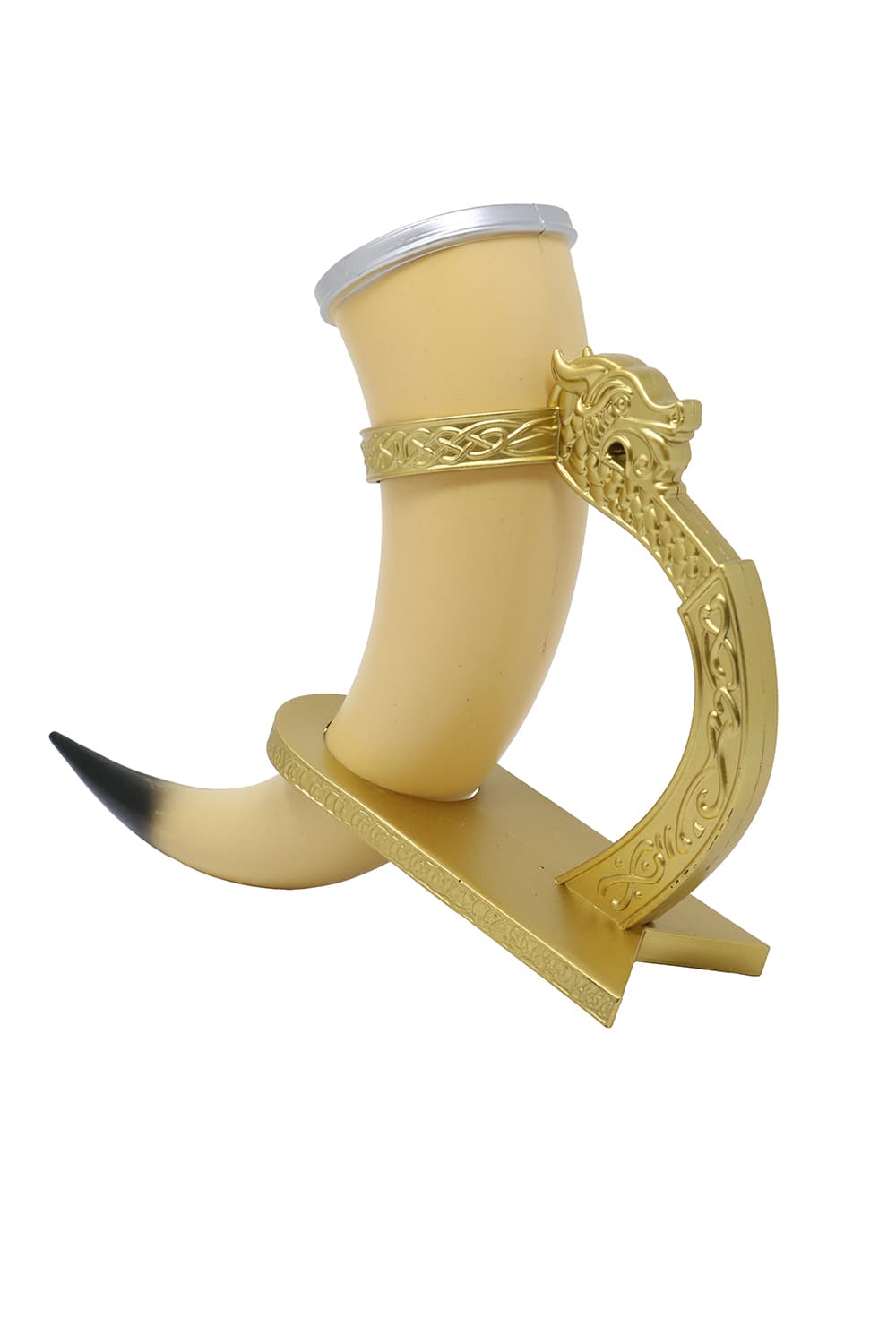 Vikingehorn med stativ 25 cm