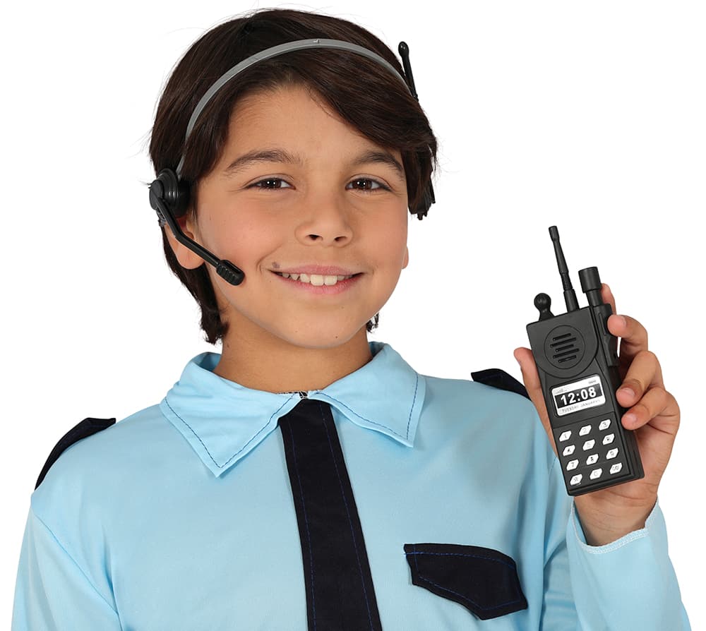 Walkie-talkie-sæt med hovedtelefoner