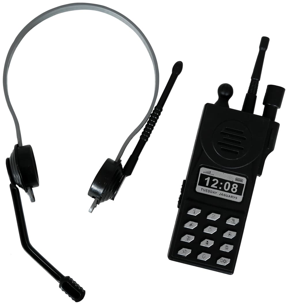 Walkie-talkie-sæt med hovedtelefoner