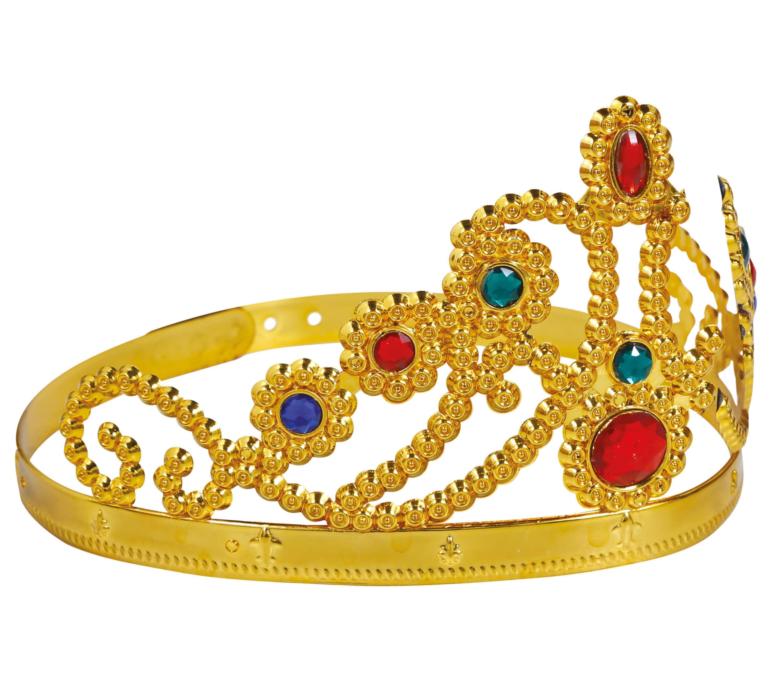 Dronningekrone i guld, ca. 44 cm