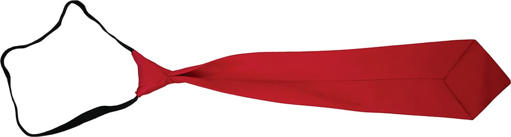 Rødt slips 45 cm