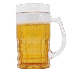 Drilleølkrus 400 ml, 15 cm