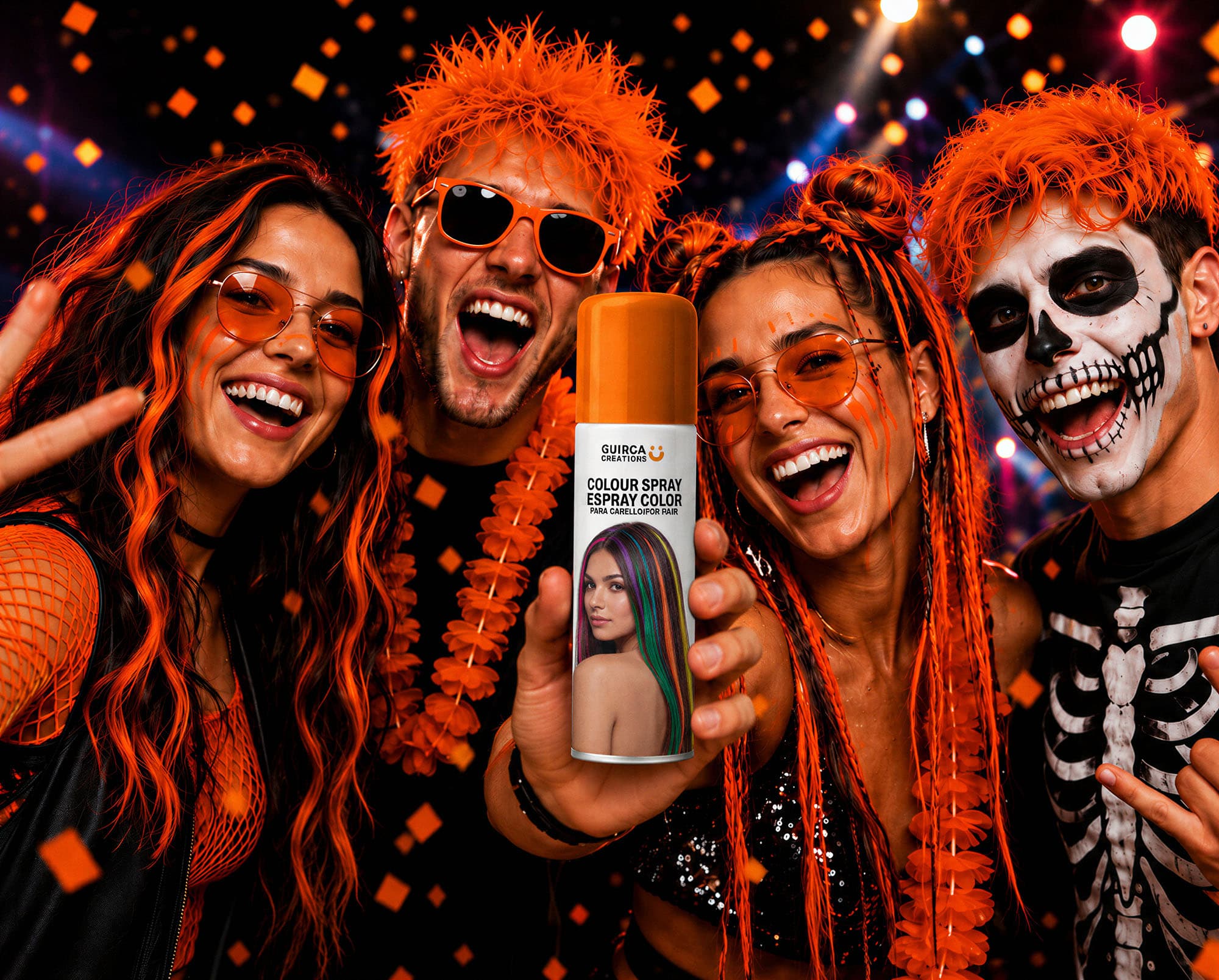Orange hårspray 125 ml