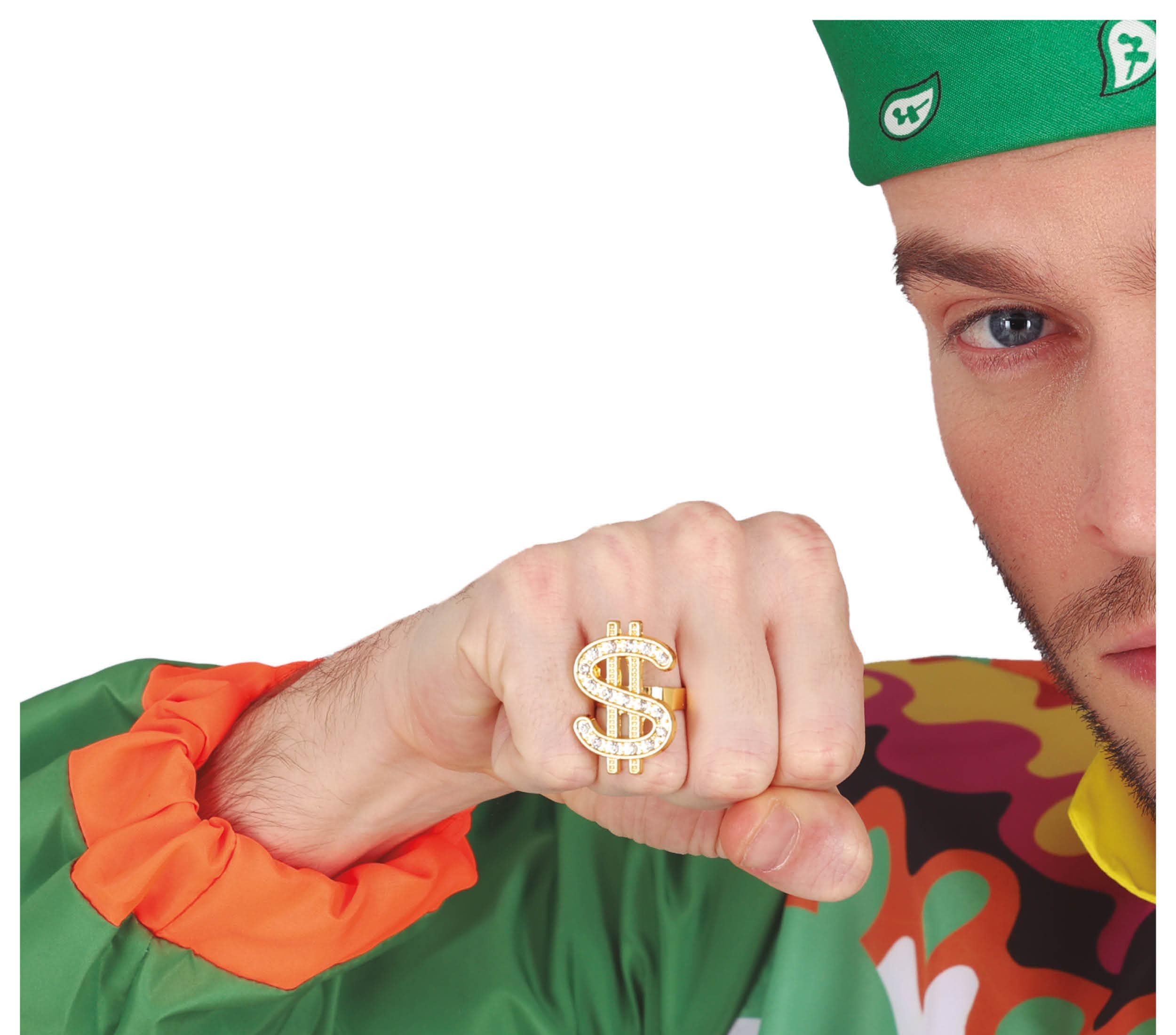 Ring "Dollar", metallisk