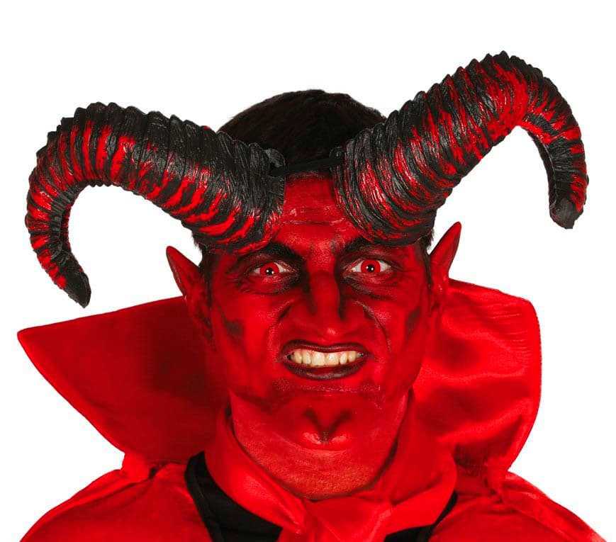 Satan-horn, PVC, 20 cm