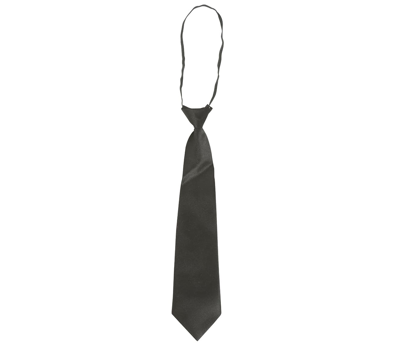 Sort slips til børn, 30 cm
