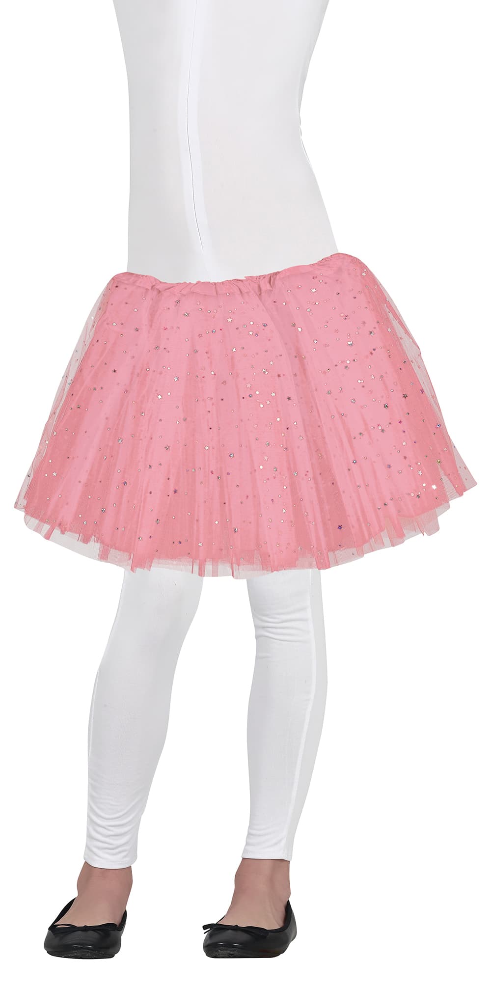 Lyserød tutu med stjerner 30 cm