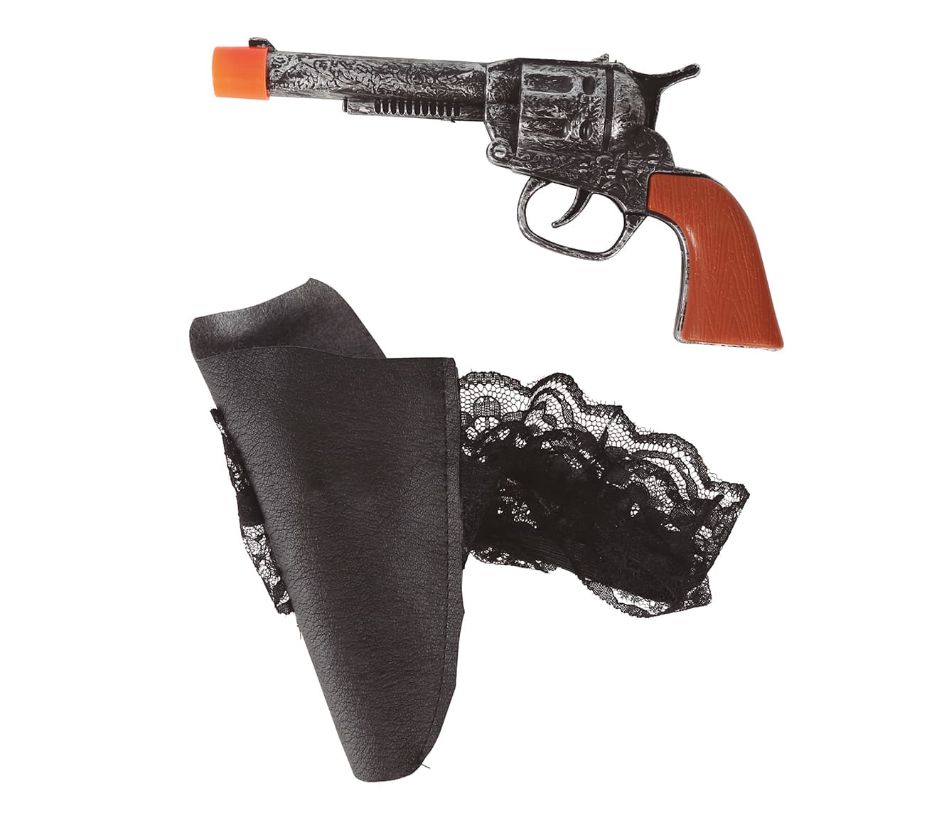 Strømpebånd med pistol 18 cm